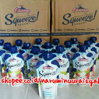 Cimory Squeeze yogurt & Cimory Mini Yogurt Plain (isi 4 ...