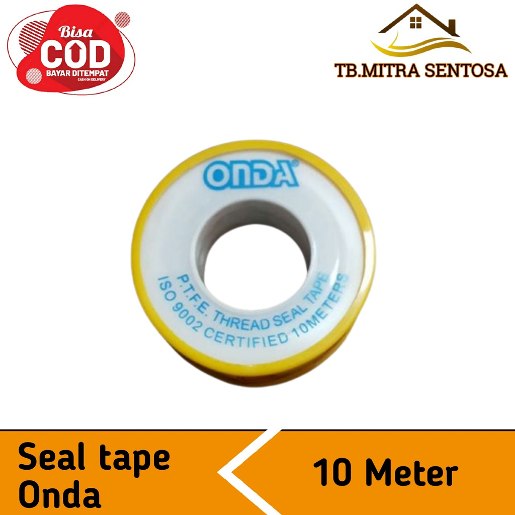

Sealtape seal tape onda isolasi solatip keran air merk onda