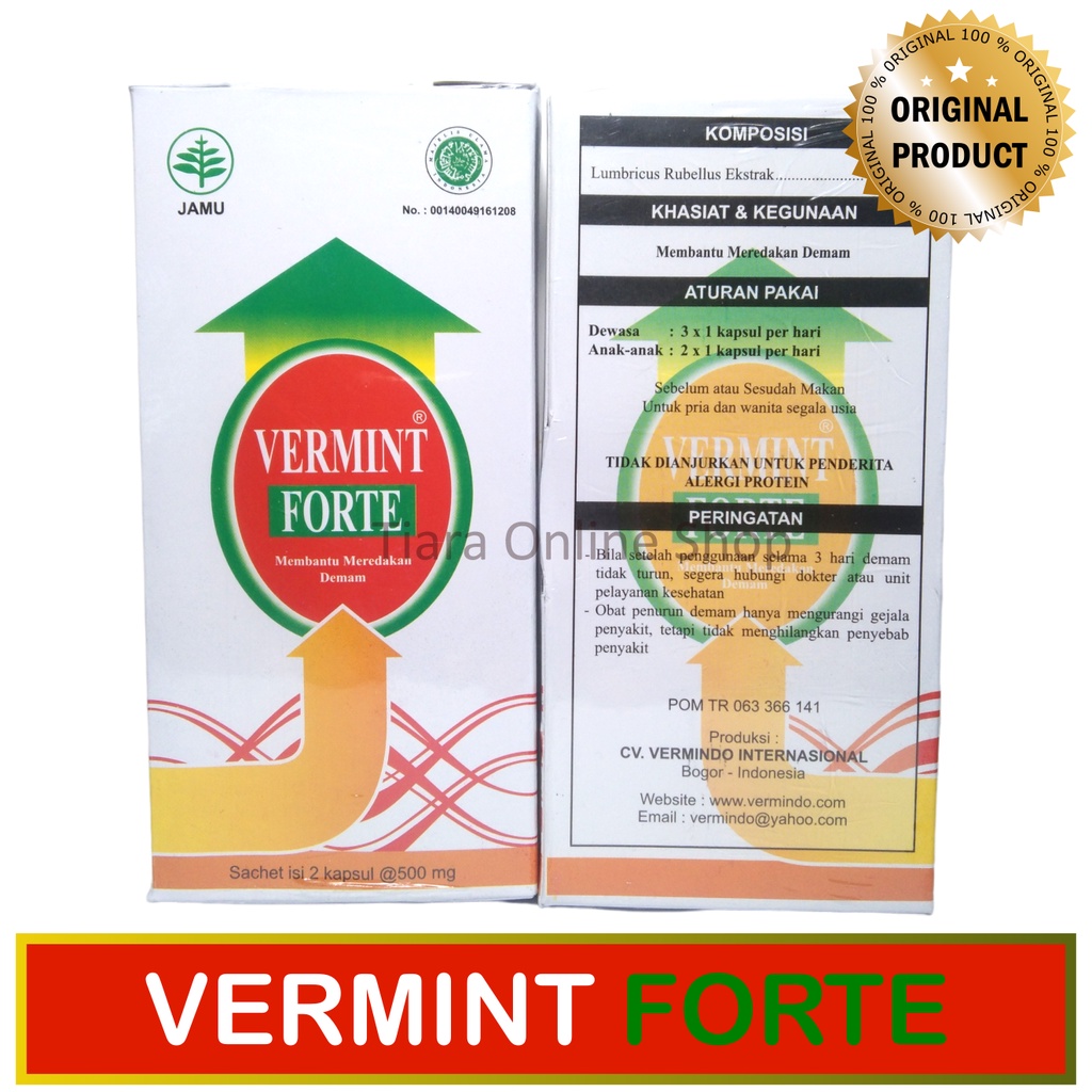 Vermint Forte Penurun Demam kapsul