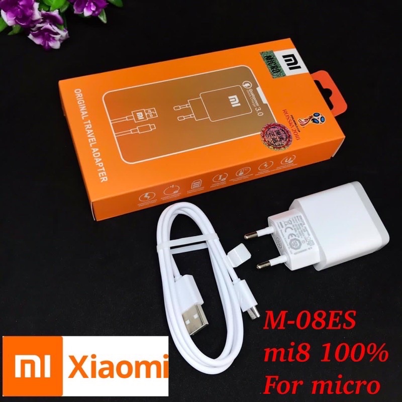 PROMO CHARGER XIAOMI M-08ES MI 8 MICRO / TYPE C ALL SERIES