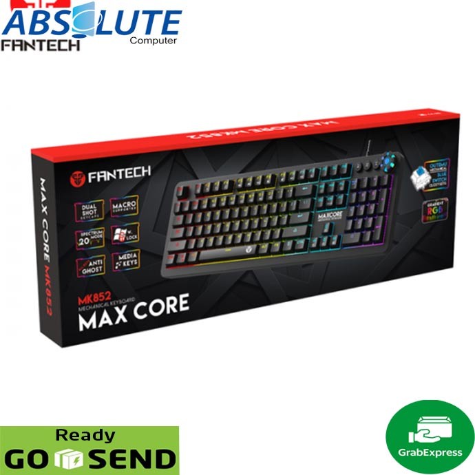 Fantech MK852 Mechanical Gaming Keyboard Original MK 852 Murah