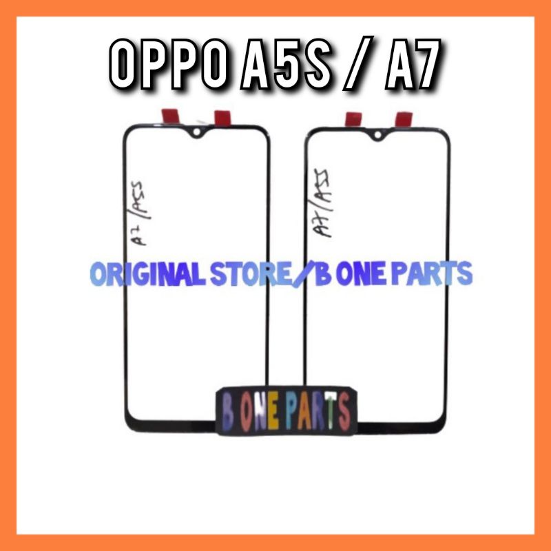 KACA LCD KACA DEPAN KACA LAYAR TOUCHSCREEN OPPO A5S OPPO A7 REALME 3 ORIGINAL
