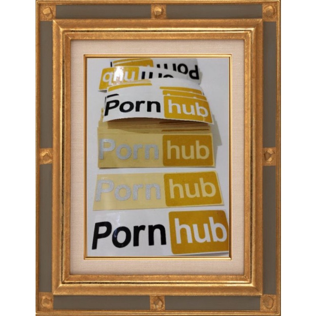 STICKER PORN HUB CUTTING