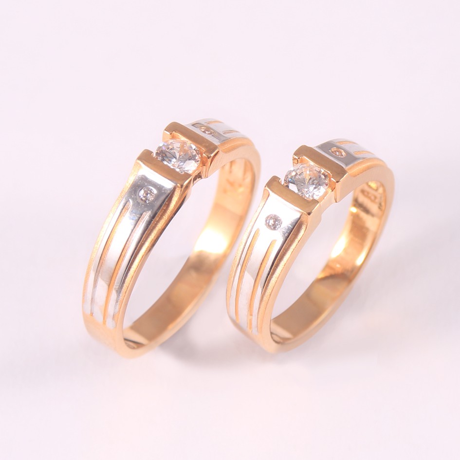 Cincin Wedding Emas Muda Mcb316cl Cb318cl Indonesia