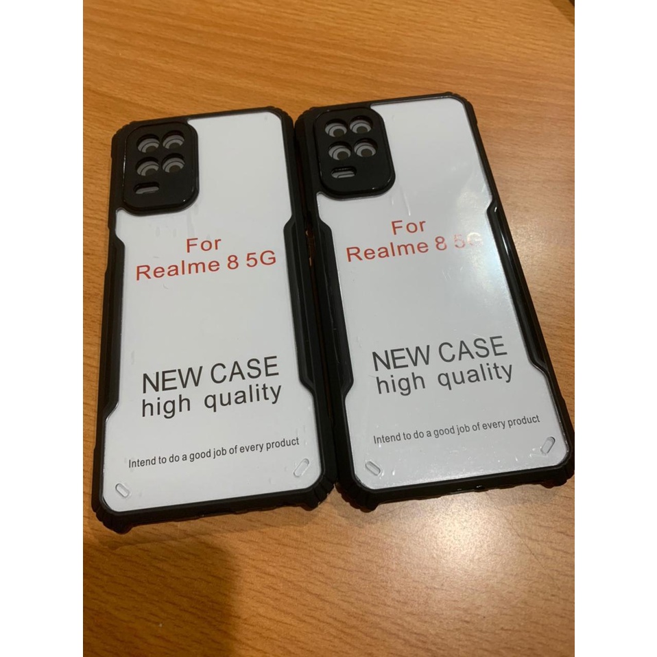 PROMO CASE  REALME 8 5G HARDCASE ARMOR TRANSPARAN CASING