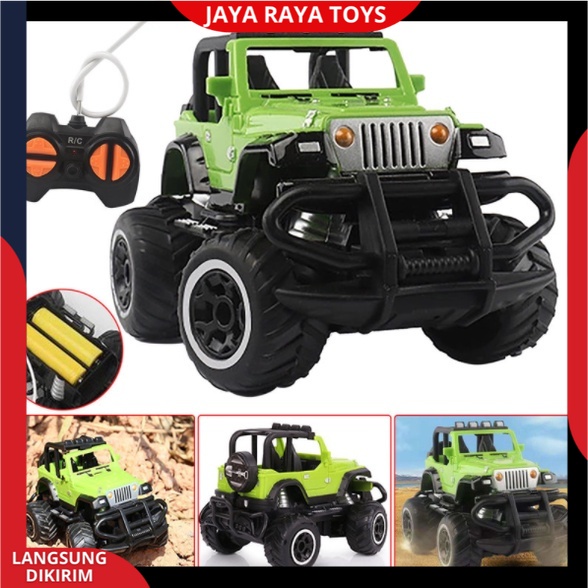 Mainan Mobil Remot Control Offroad Jeep Rc Mini Car Climbing PICK UP Rock Crawler 6416 New Version