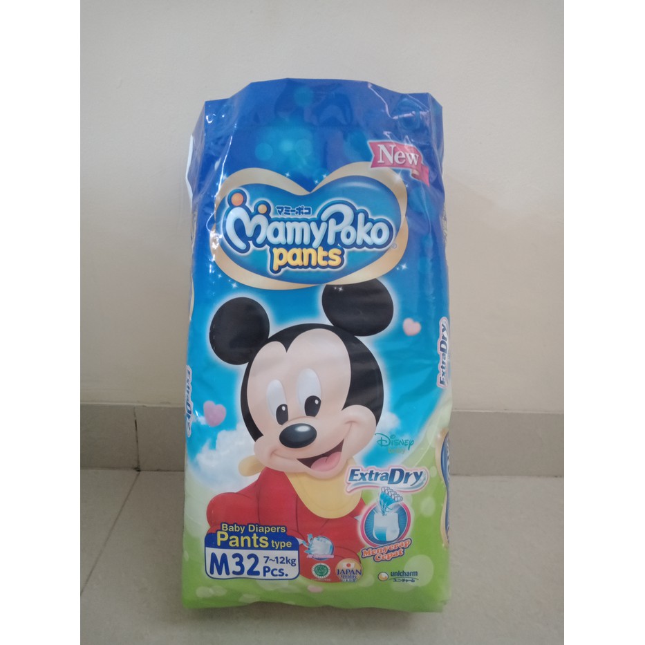 terlaris Mamy Poko Pants ExtraDry S 38 / M 32 / L 30 / XL 26 murah