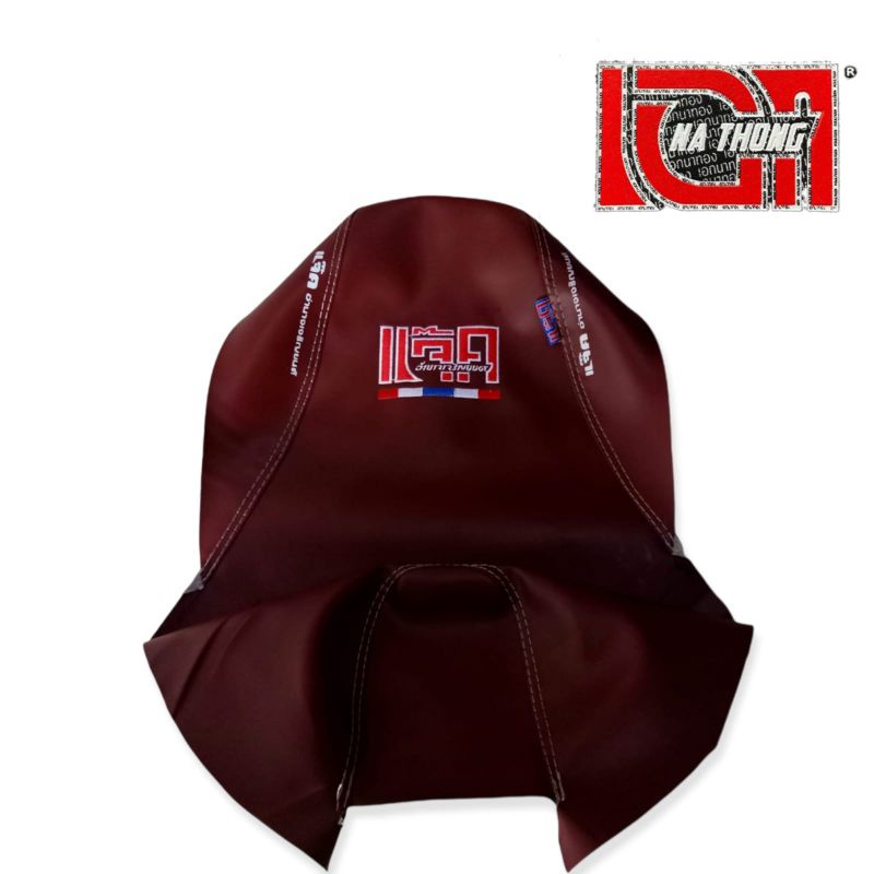 sarung jok nathong merah maroon
