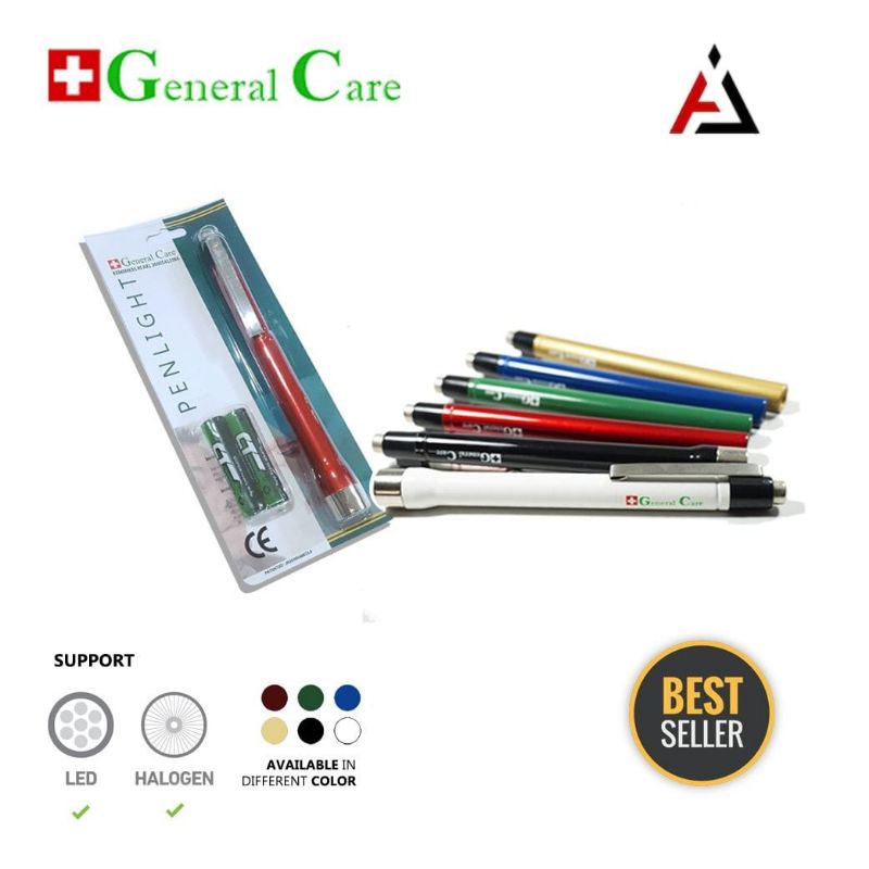 Penlight Halogen General Care / Senter Medis General Care