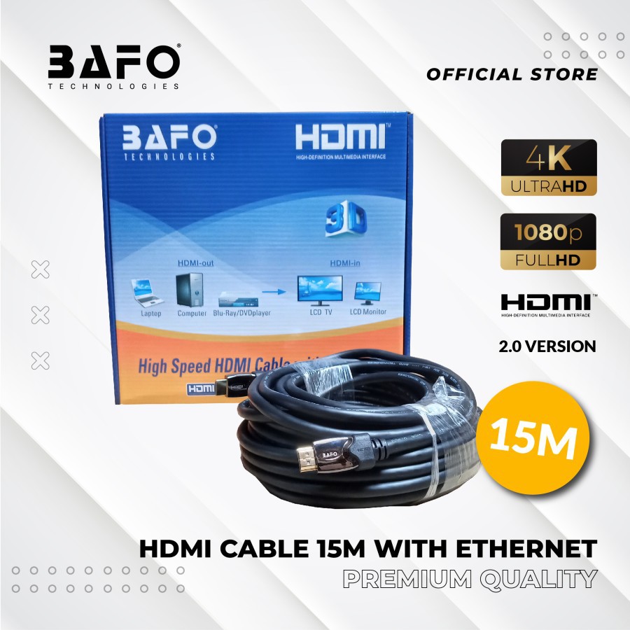 Kabel HDMI 15 Meter BAFO