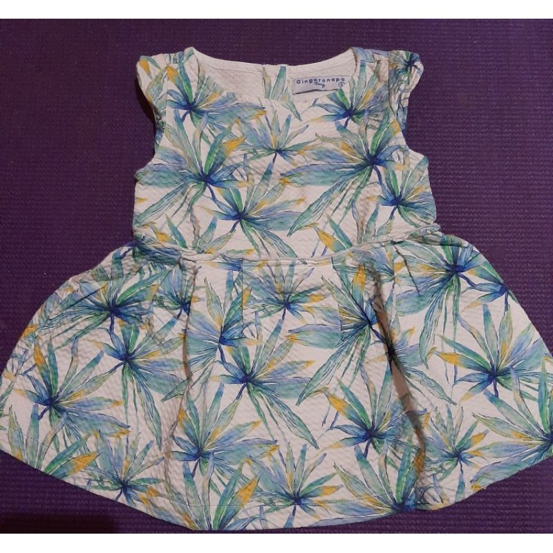 (Preloved) Dress Bayi Perempuan Gingersnaps 6bulan