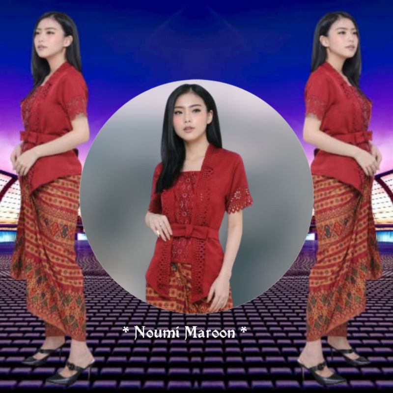 Atasan Kebaya Kartini Floy Kutu Baru modern Noumi