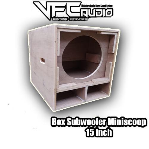 Box Subwoofer Miniscoop 15 inch