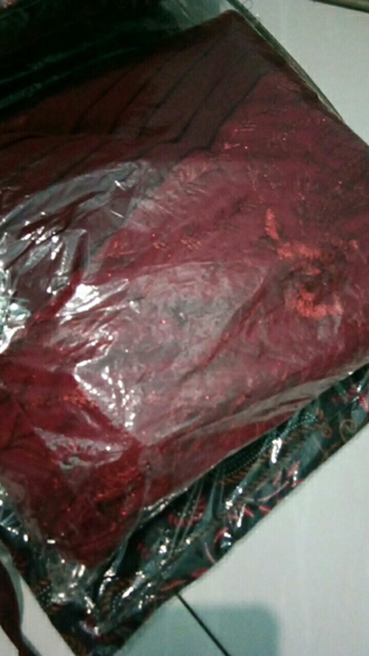 Maura Couple - Sania Ruffle Batik Couple Ori Ndoro Jowi Dnt Garansi Termurah Shopee - Parang Maroon