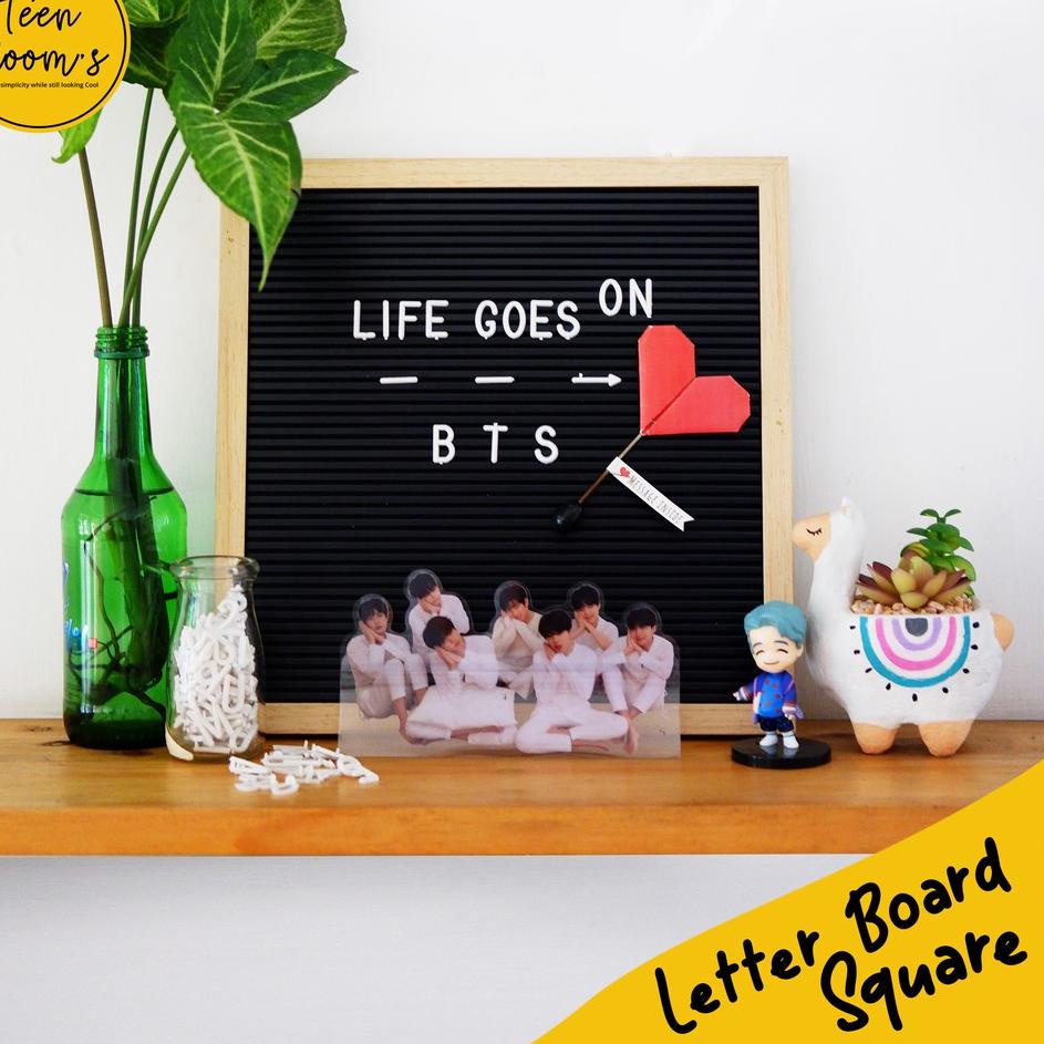 

Flash Sale PAPAN NAMA / LETTER BOARD UNTUK DEKORASI NAMA BAYI TEEN ROOM 30x30cm 爽