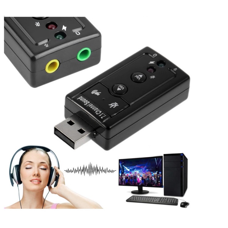 USB Audio Sound Card 7.1 High Quality