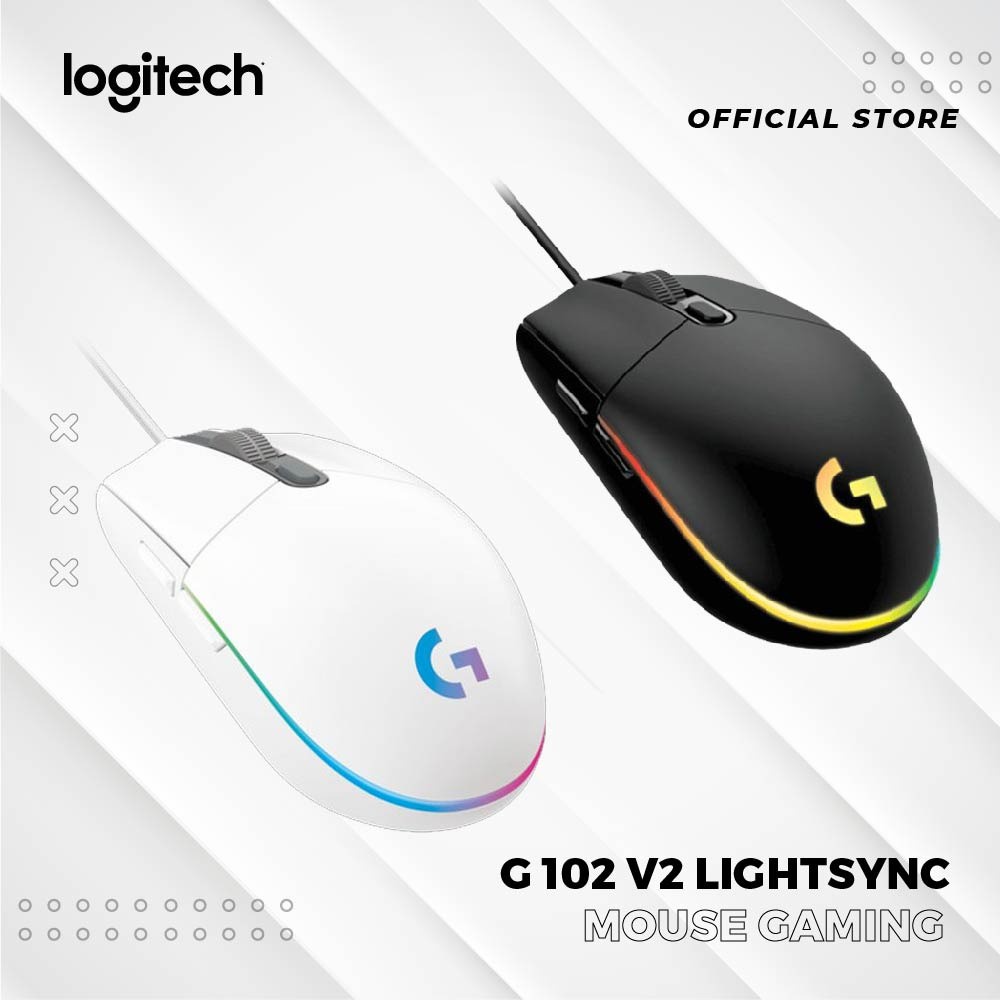 Mouse Gaming Logitech G102 Lightsync RGB - Garansi Resmi