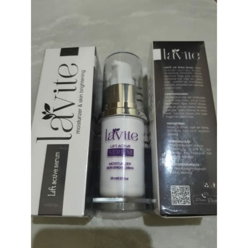 Lavite Asli Serum Anti Aging - Prmutih Serta Menghilangkan Flex & kerutan di wajah 100%