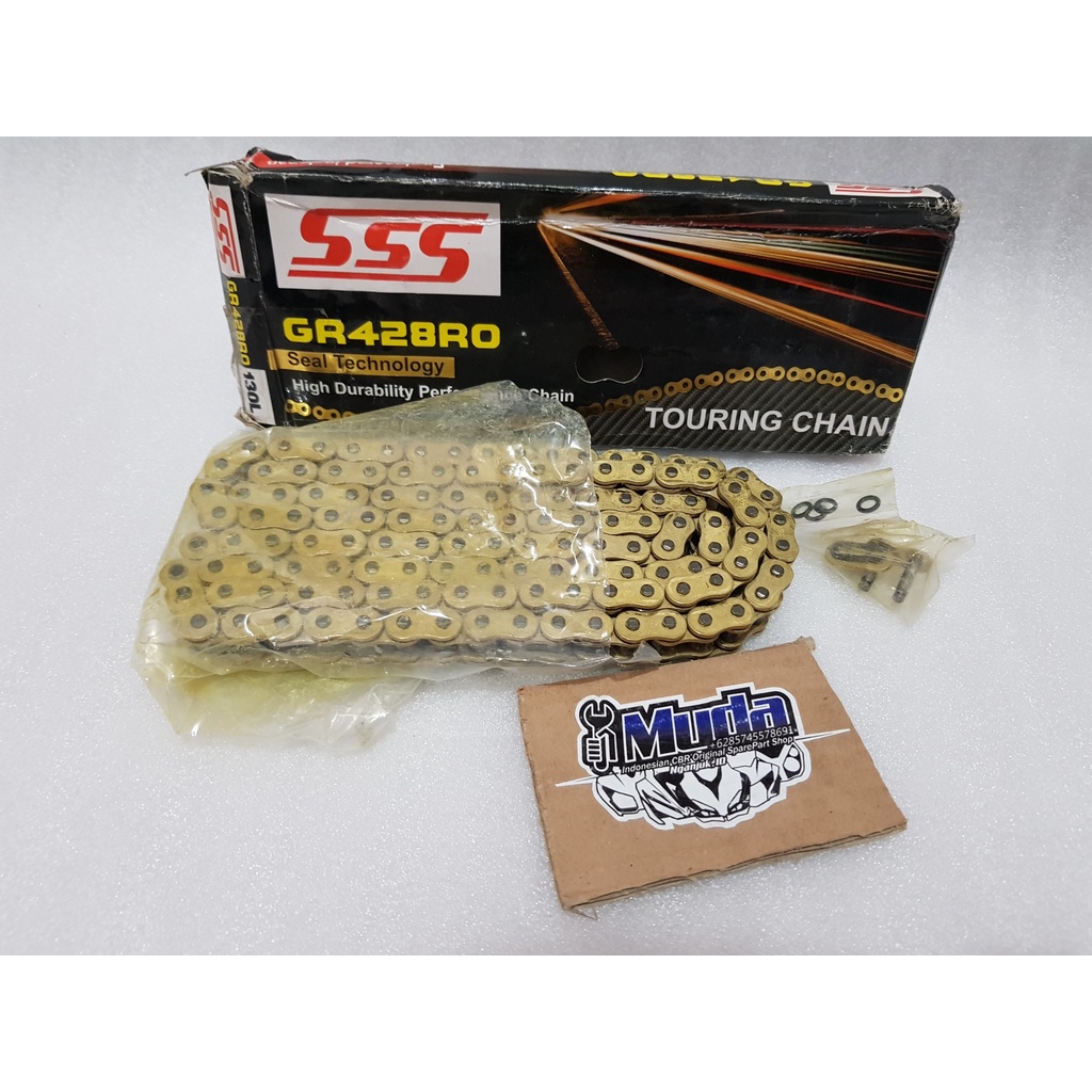RANTAI SSS  428 415 HSBT 130 140 L RANTE GOLD CBR CB CB150R CBR150R R15 GSX ORI ORIGINAL