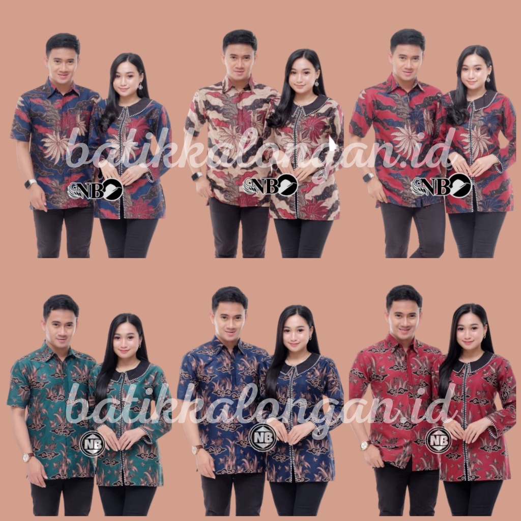 Batik Kalongan | Couple Batik Hem dan Blouse Seragam Kantor Best Seller Terlaris