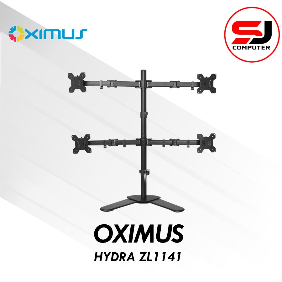 BRACKET MEJA LCD LED TV 4 Monitor 13&quot; - 27&quot; OXIMUS HYDRA ZL1141