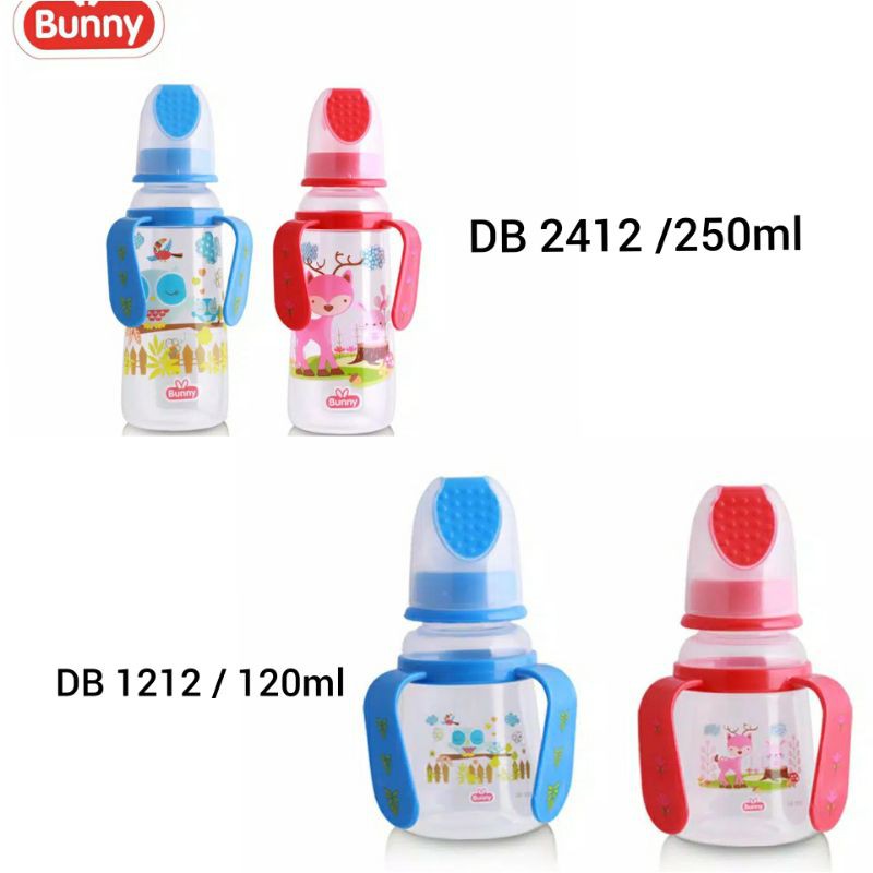 TERLENGKAP! Botol susu karakter lusty bunny ORI 120ml 250ml