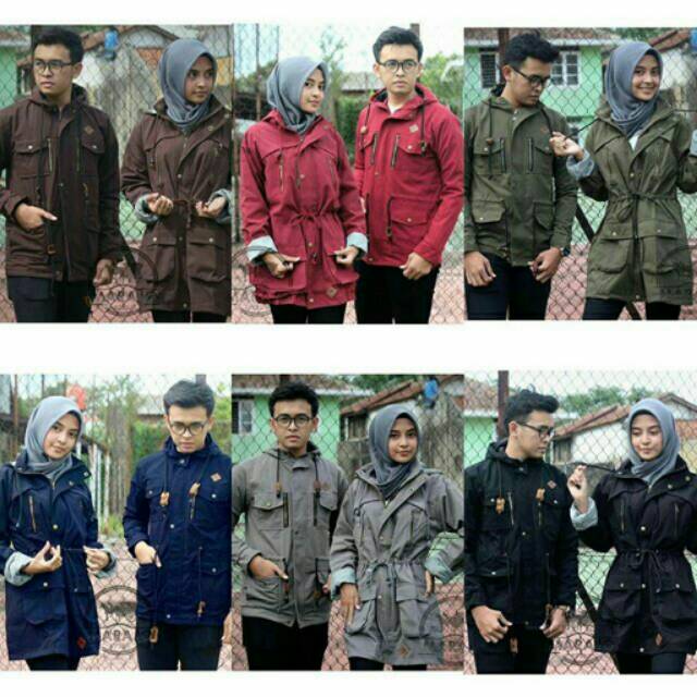 Jaket parka couple sepasang marajo