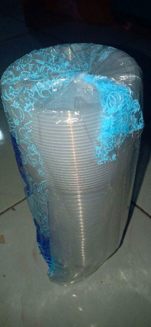 Thinwall Bulat 200ml/cup Salad/cup Puding Isi 25bj