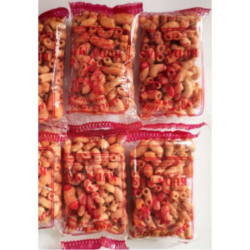 (Sae) Makaroni Jadul Kuda Mas Renyah 1 Renceng isi 10 Pcs