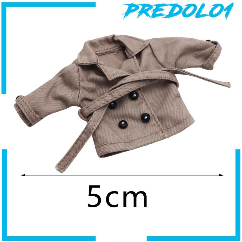 [PREDOLO1] Doll Outerwear Doll Accessories Doll Jacket Bodysuit for 1:12 BJD Doll