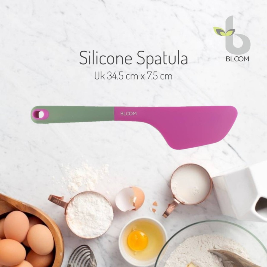 SPATULA SILIKON JUMBO UKURAN 34 CM / BESAR FOOD GRADE SEUKURAN SPATULA AS WILLMARK / SPATULA KUE BESAR