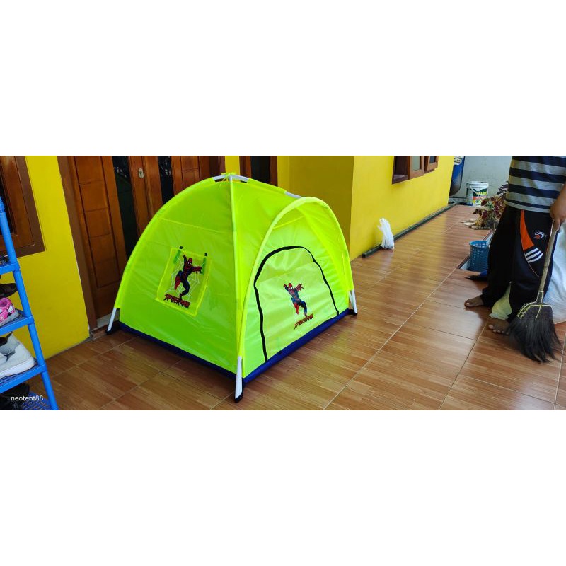 Tenda Anak | Tenda Mainan anak | Tenda karakter full Hijau ukuran 100 cm ,120 cm, 140 cm