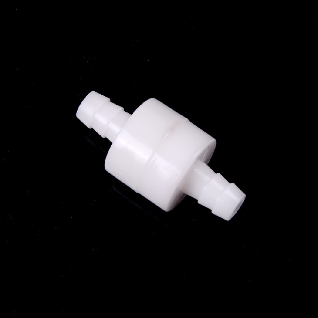 NewBaby 8mm 1/4&quot; White Plastic One Way Inline Check Valve For Fuel Diesel Gas Liquid Air  ID