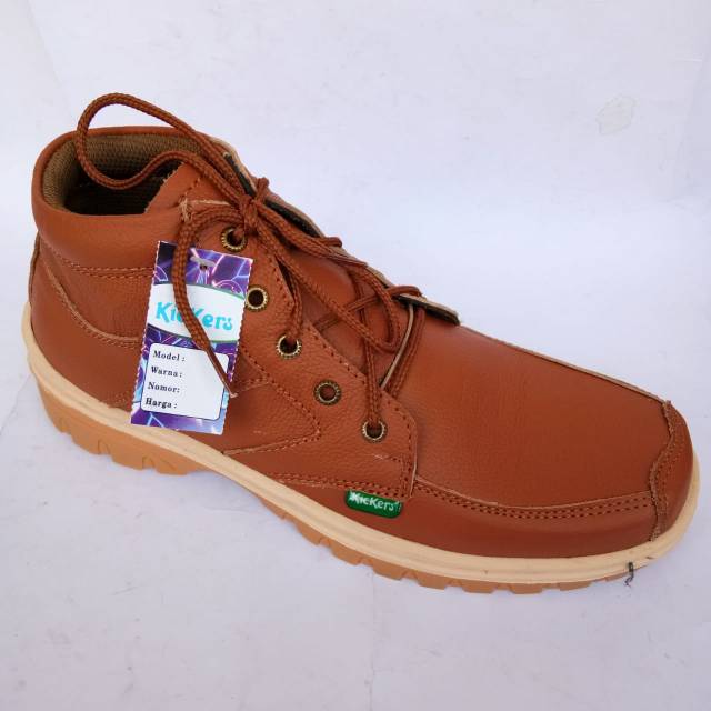 Sepatu PDH Boots pria kulit