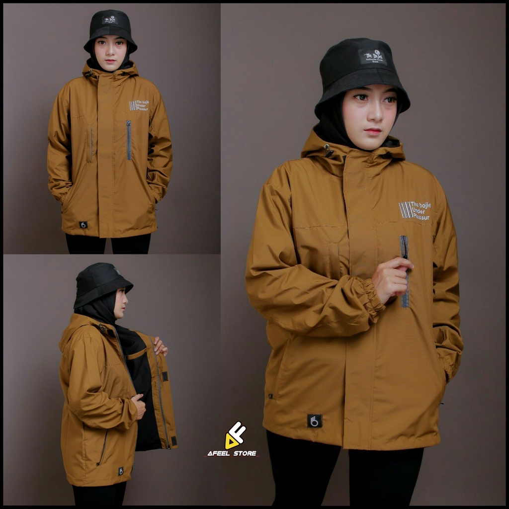 Jaket Parasut Pleasure Tactikal- Jaket Parasut Termurah - Jaket Pria Wanita Waterproof Outdoor