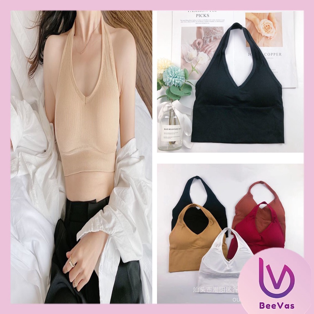 BV.ID BR911 TANKTOP WANITA BRA FASHION MODEL TALI LEHER V NECK SEXY- BH TANPA KAWAT SEXY- PAKAIAN DALAM WANITA IMPORT COD