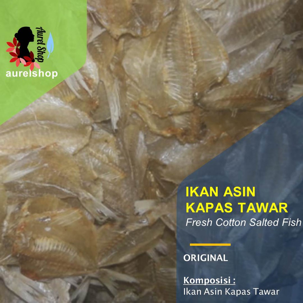 Ikan Asin Kapas Tawar 1 kg