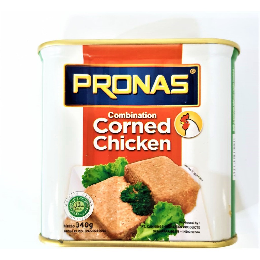 

Pronas Corned Chicken 340 Gr - Pronas Kornet Ayam 340 Gr