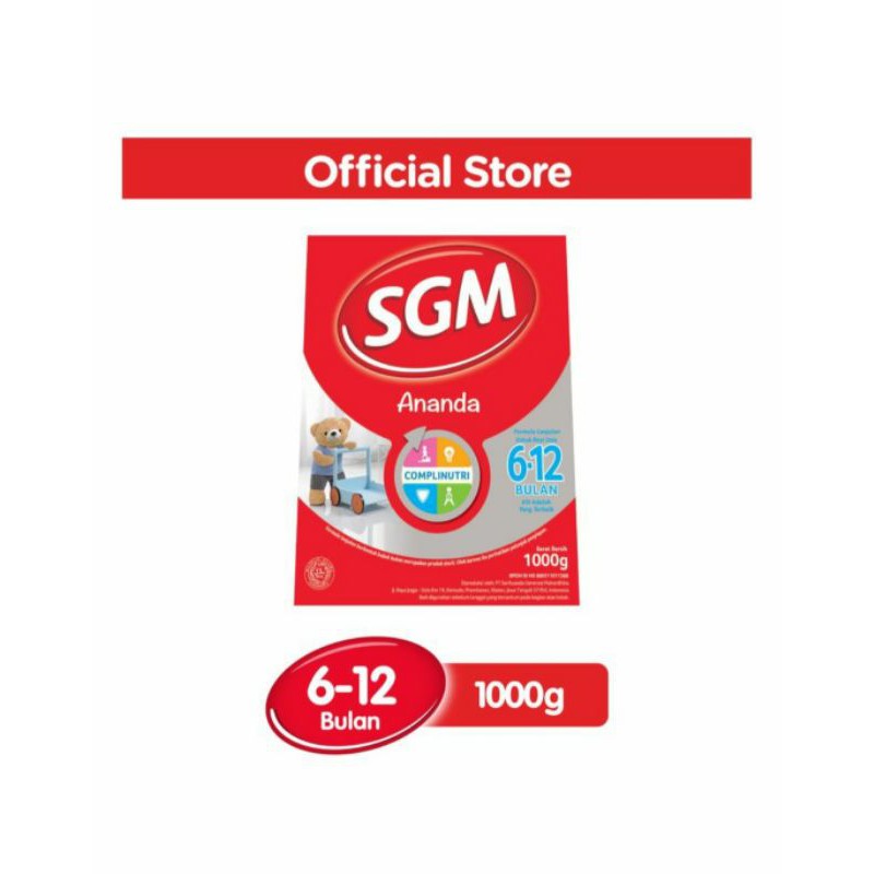 

SGM ANANDA 6-12 Susu Formula Lanjutan Presinutri 1000g