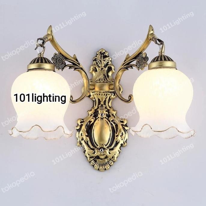 lampu dinding klasik ruang tamu kamar tidur 21372-2 ready