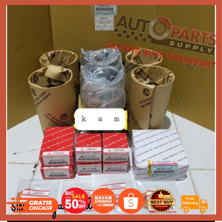 liner boring buring furing kit komplit colt diesel ps120 4D34