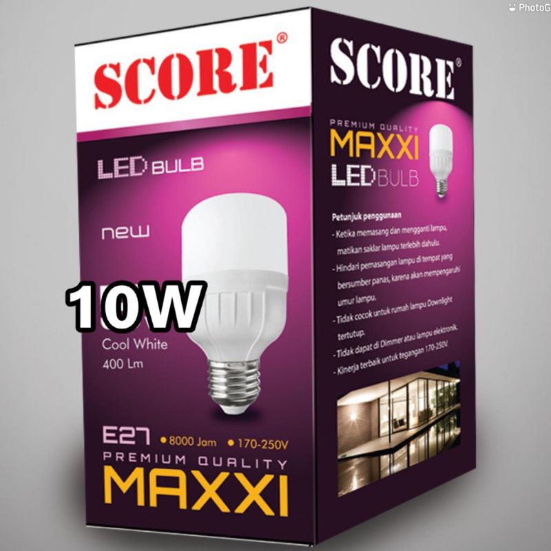 LAMPU LED MURAH SCORE MAXXI