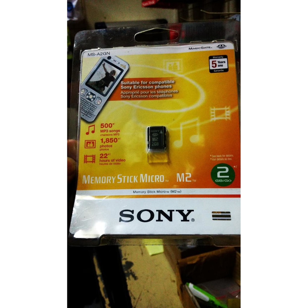 Sony Memory Stick Micro M2 512MB MSA512D Kartu Memori Flash untuk Ponsel Kamera