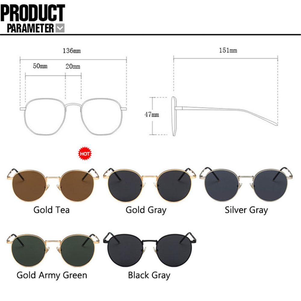 Wonder Women Men Sunglasses Kacamata Bingkai Logam Hip Hop Kacamata Wanita