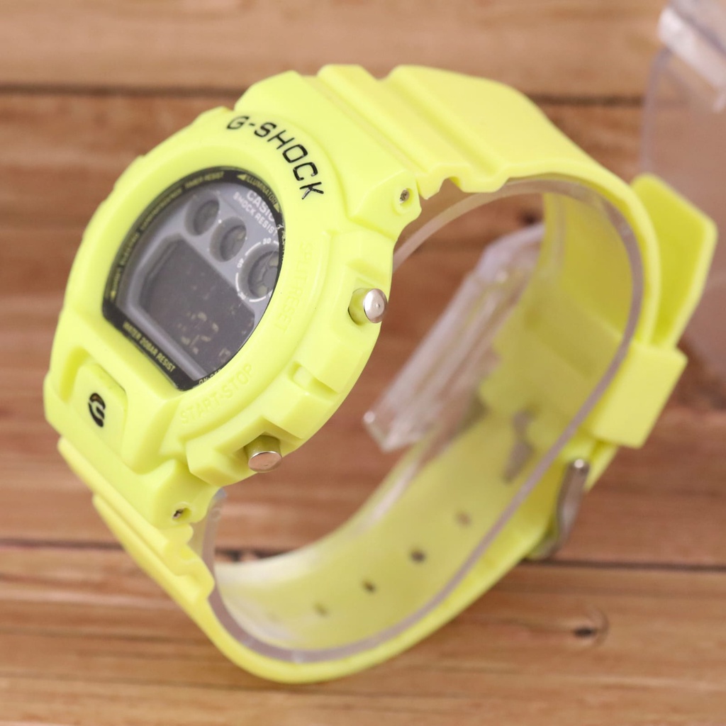 READY JAM TANGAN 6900  KUNING GSHOCK CASIO ANTI AIR