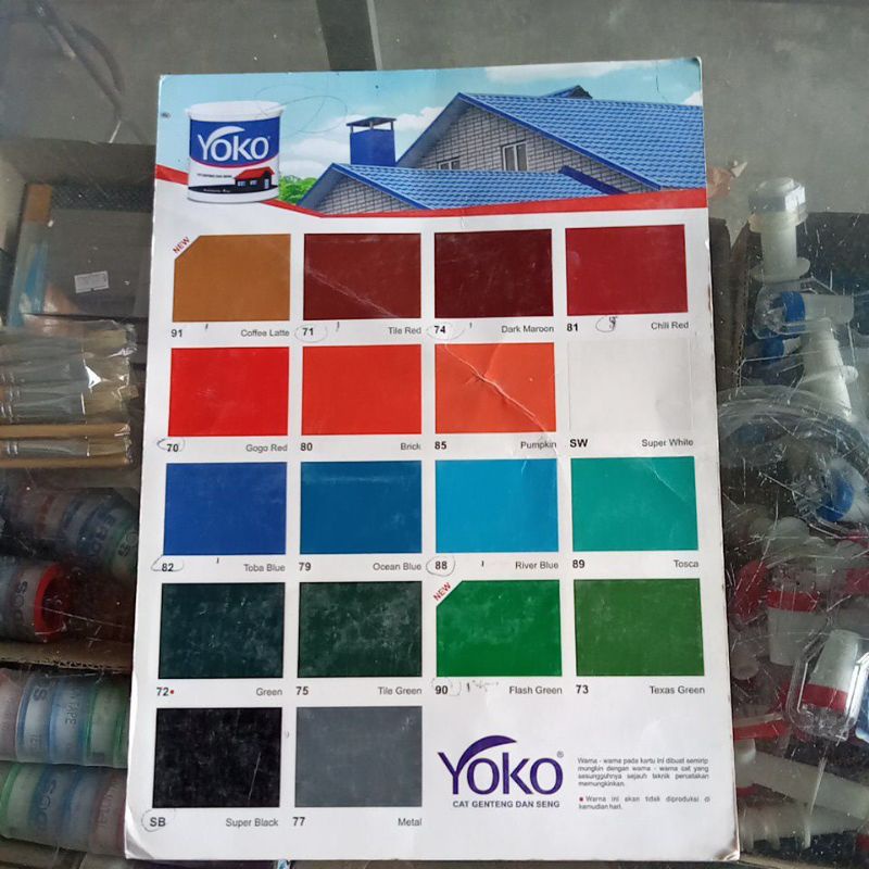 CAT GENTENG DAN SENG YOKO