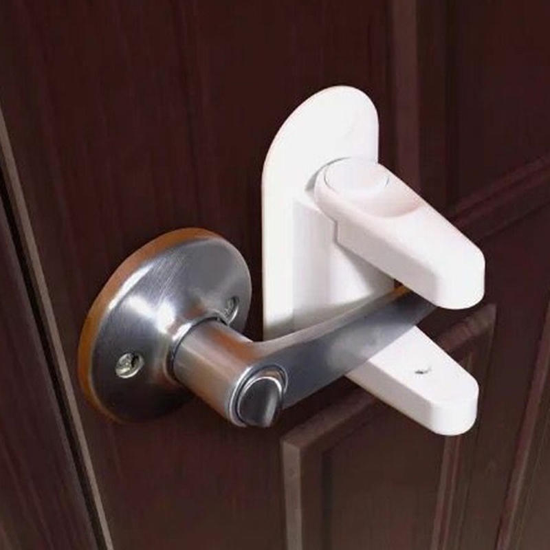 【beautifulhome12.id】Childproof Door Level Lock Baby Lock Prevents Toddlers from Opening Doors