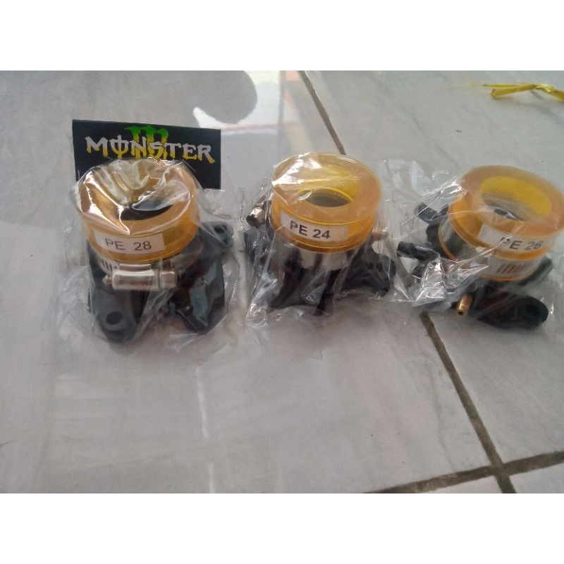 MANIPOL MANIFOLD INTEK LURUS TEFLON KARBU PE 28 SUZUKI SATRIA 2TAK SATRIA R 2 TAK  PE 24 26  28