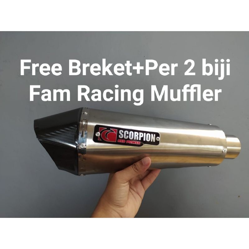 Knalpot Scorpion Silincer Only Inlet 50 Knalpot Scorpion