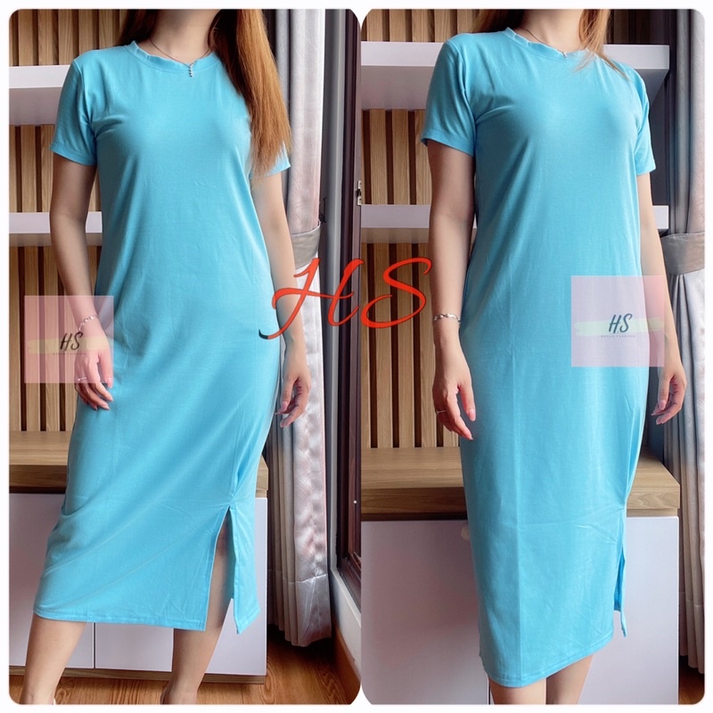 NEW-DRESS SLIT POLOS/DRESS WANITA